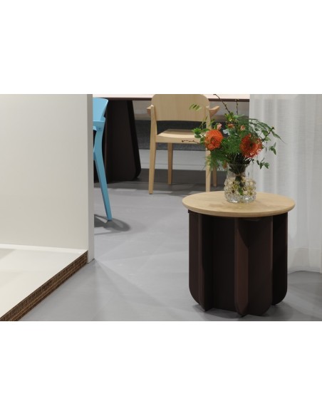 Mesa de Centro FUNGHI PICCOLO Ø50 cm, Linóleo Burdeos - Lundbergs Möbler