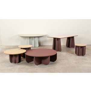 Escritorio FUNGHI MÈTA 120x100 cm, Linóleo Beige Claro -... 2