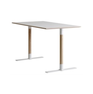 Mesa JIM T-STATIV 125x75 cm de Comedor, Laminado HP /...