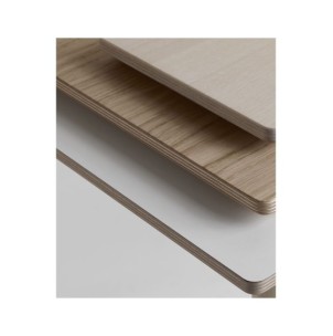 Mesa JOHN 180x90 cm de Comedor, Laminado HP / Fresno /... 2