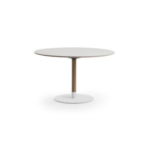 Mesa JOHN Ø120 cm de Comedor, Laminado HP / Fresno /...