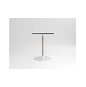 Mesa Alta JOHN HIGH 70x70 cm de Comedor, Laminado HP /...