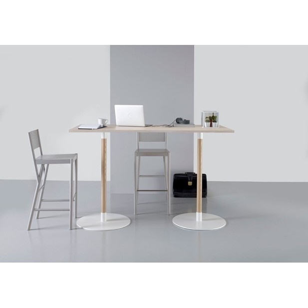 Mesa Alta JOHN HIGH 80x80 cm de...