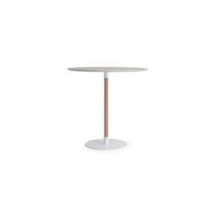 Mesa Alta JOHN HIGH Ø80 cm de Comedor, Laminado HP /... 2