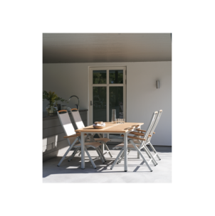 Silla Exterior Plegable ANDY, Aluminio / Textilene / Gris... 2