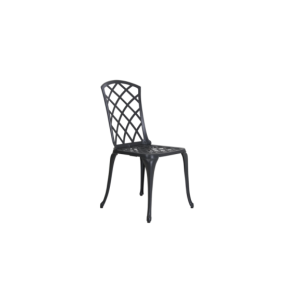 Silla de Comedor Exterior ARRAS, Aluminio Gris Antracita...