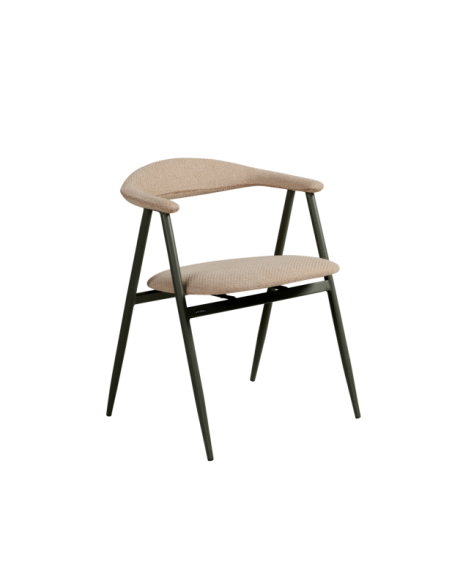 Silla con Brazos Exterior BOI, Aluminio / Olefina / Verde - Brafab