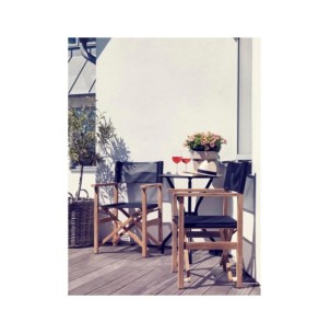 Sillón Exterior DRAMA, Madera de Teca / Textilene /... 2