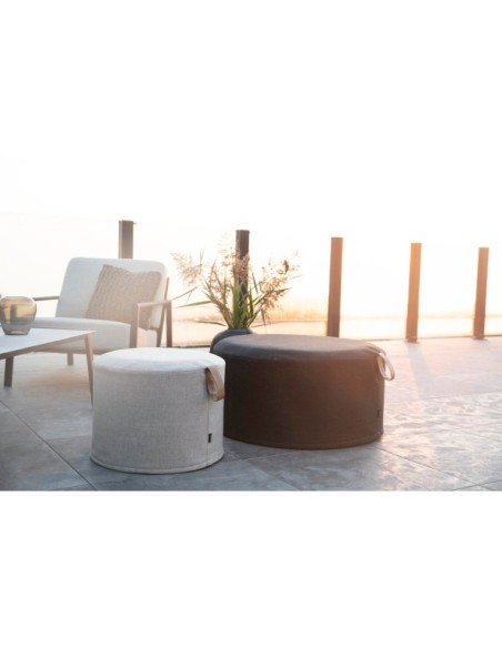 Taburete Bajo Exterior KOTTE, Olefina Arena - Brafab