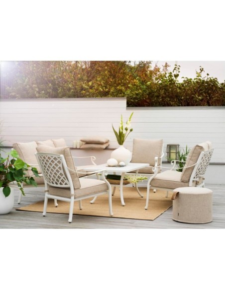 Taburete Bajo Exterior KOTTE, Olefina Arena - Brafab