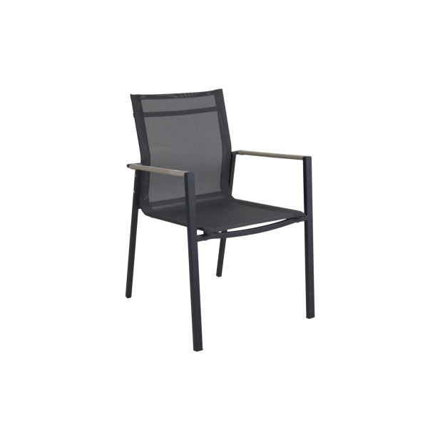 Silla de Comedor Exterior LYRA, Acero...