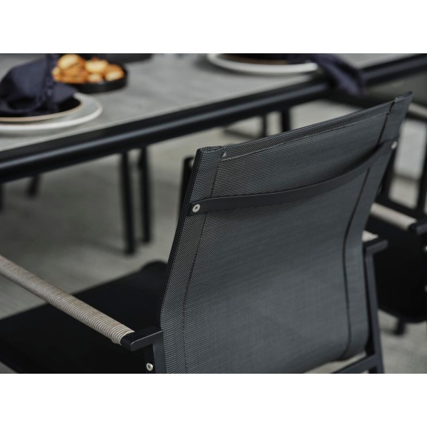 Silla de Comedor Exterior LYRA, Acero...