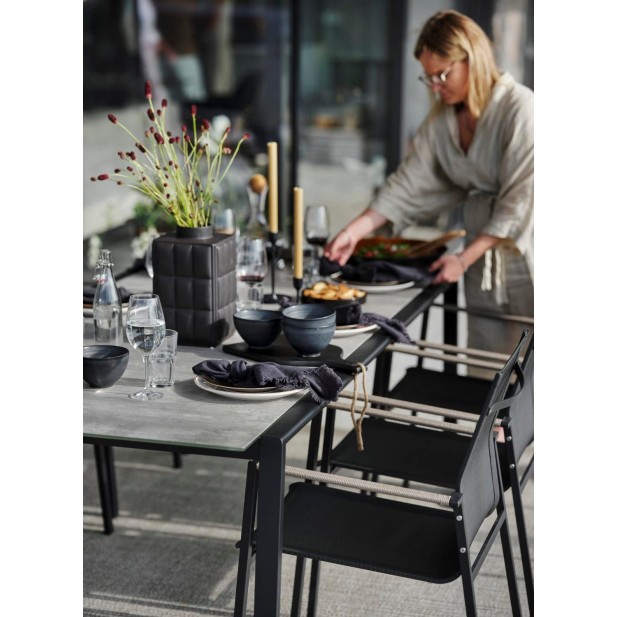 Silla de Comedor Exterior LYRA, Acero...