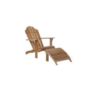 Tumbona Exterior MARGARITI, Madera de Teca Natural - Brafab