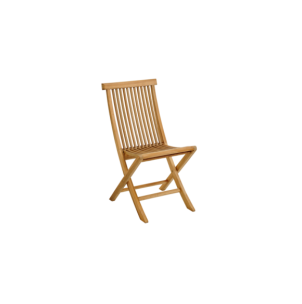 Silla de Comedor Plegable Exterior TURIN, Madera de Teca...