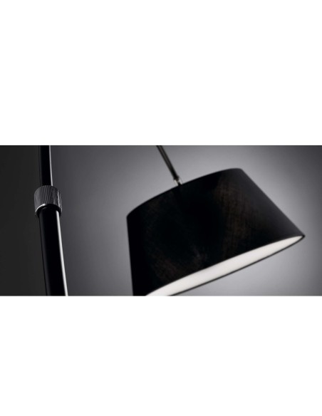 Lámpara de pie May negro - Kave Home