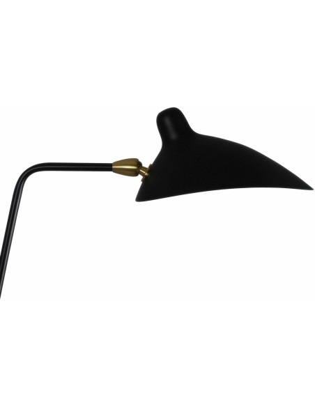 Lámpara de Pie ONE ARM MFL-1 Inspiración, Aluminio Negro. Vackart