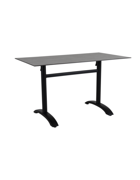 Base de Mesa Plegable Exterior AVILA 87x65 cm, Aluminio Negro - Brafab