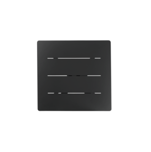 Tablero de Mesa Exterior AVILA 70x70 cm, Aluminio / Negro...