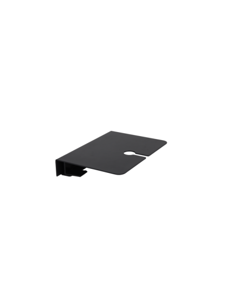 Mesa Bandeja Exterior BELFORT 30x23 cm, Aluminio / Negro - Brafab