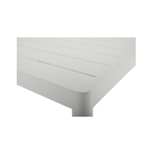 Mesa Exterior BIGBY 195x90 cm de Comedor, Aluminio / Gris... 2