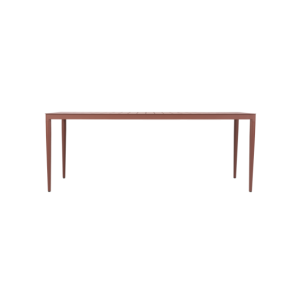 Mesa Exterior BIGBY 195x90 cm de Comedor, Aluminio / Rojo... 2