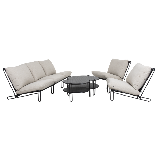 Mesa de Centro Exterior BLIXT Ø85 cm,...