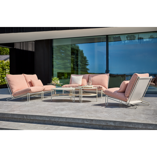 Mesa de Centro Exterior BLIXT Ø85 cm,...