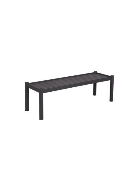 Mesa de Centro Exterior BRAD 150x50 cm, Aluminio / Antracita - Brafab