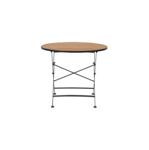 Mesa Plegable Exterior BREWER Ø85 cm de Comedor, Acero,... 2