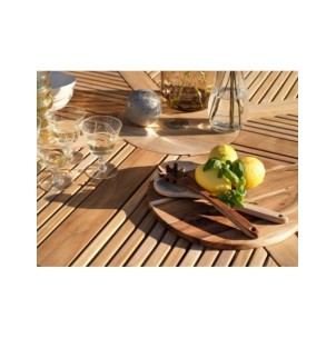 Mesa Exterior CIRCUS Ø150 cm de Comedor, Madera de Teca /... 2