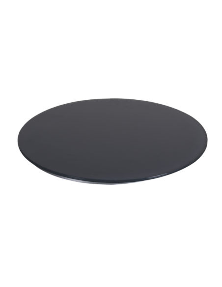 Bandeja Exterior ELARA Ø50 cm, Aluminio, Cristal / Gris - Brafab