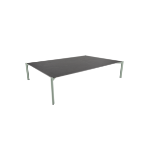 Mesa de Centro Exterior HALLAVARA 162x112 cm, Acero Inox,...