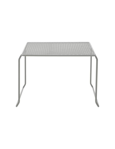 Mesa Auxiliar Exterior HARU 54x54 cm, Acero / Gris Pizarra - Brafab