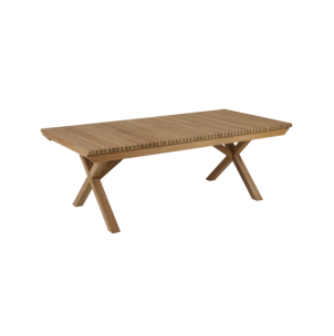 Mesa de Centro Exterior JULITA 140x70 cm, Madera de Teca...