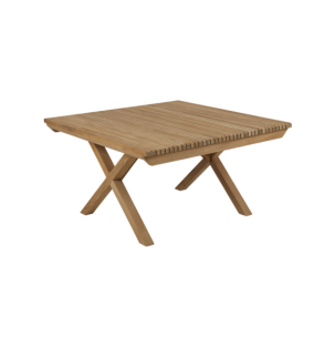 Mesa de Centro Exterior JULITA 90x90 cm, Madera de Teca /...