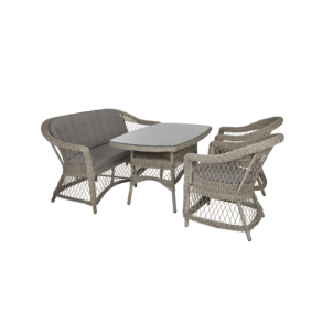 Mesa Exterior KAMOMILL 135x80 cm de Comedor, Ratán... 2