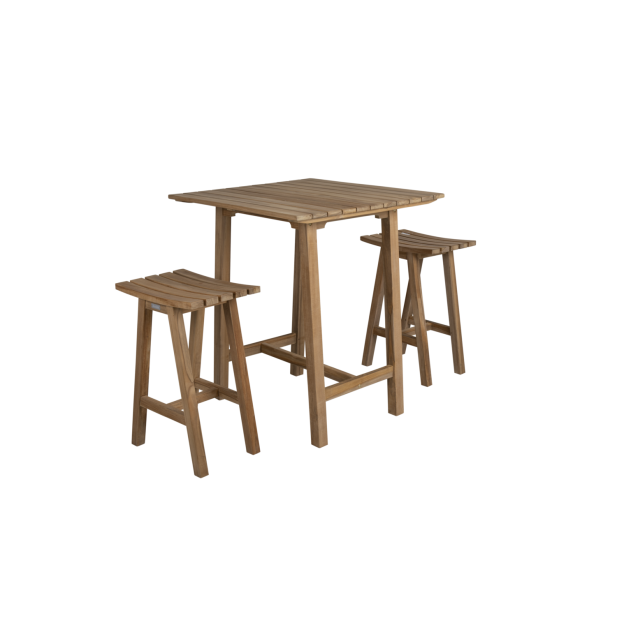 Mesa de Bar Exterior KEROS 80x80 cm,...