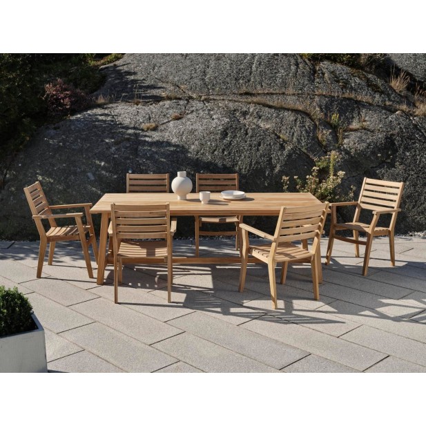 Mesa Exterior KEROS 220x100 cm de...