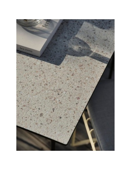 Tablero de Mesa Laminado 70x70 cm, Laminado HPL / Beige / Terrazo - Brafab