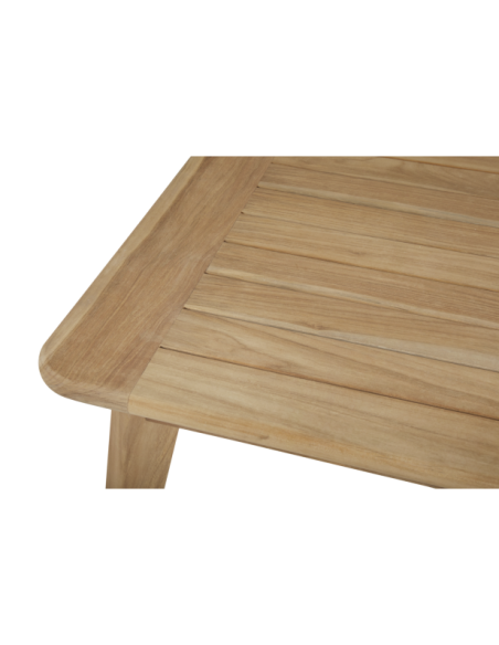 Mesa de Centro Exterior LILJA 140x70 cm, Madera de Teca / Natural - Brafab