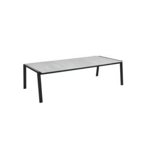 Mesa de Centro Exterior LYRA 140x75 cm, Acero inoxidable,...