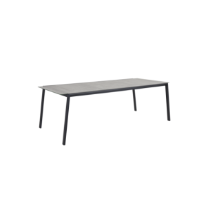 Mesa Exterior LYRA 220x100 cm de Comedor, Acero...