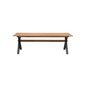 Mesa Exterior MARK 230x95 cm de Comedor, Aluminio, Madera... 2