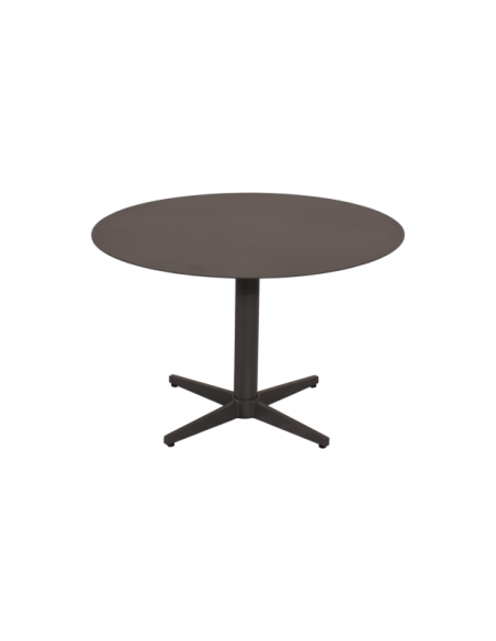 Mesa de Centro Exterior MILL Ø75 cm, Aluminio / Antracita - Brafab