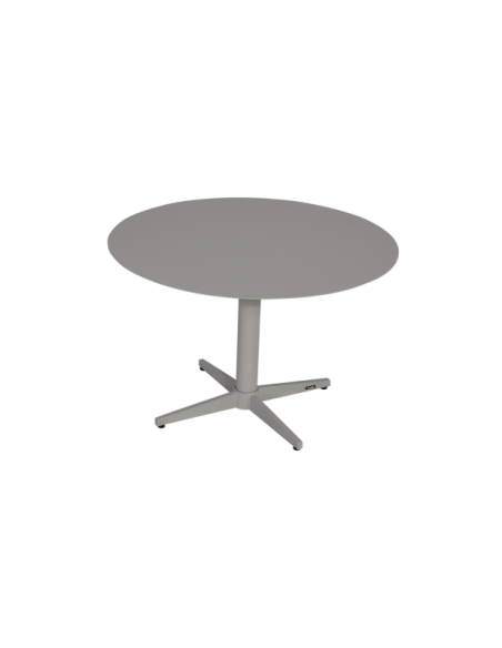 Mesa de Centro Exterior MILL Ø75 cm, Aluminio / Caqui - Brafab