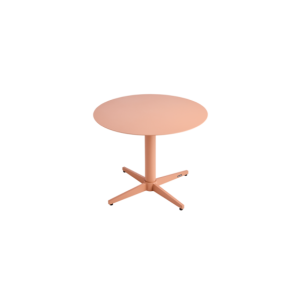 Mesa de Centro Exterior MILL Ø60 cm, Aluminio / Melocotón...