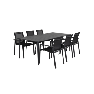 Mesa Exterior NIMES 200x97 cm de Comedor, Aluminio /... 2