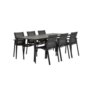 Mesa Exterior NIMES 200x97 cm de Comedor, Aluminio /... 2