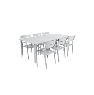 Mesa Exterior NIMES 200x97 cm de Comedor, Aluminio /... 2